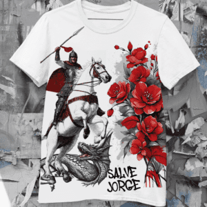 Camiseta São Jorge estampa total