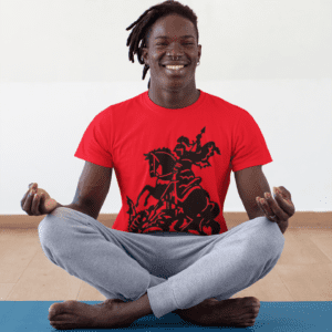 Camiseta vermelha São Jorge tradicional