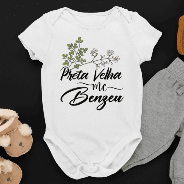 Body infantil Preta Velha benzeu