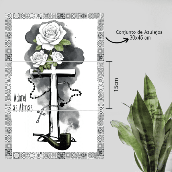 Conjunto de Azulejos de Preto Velho