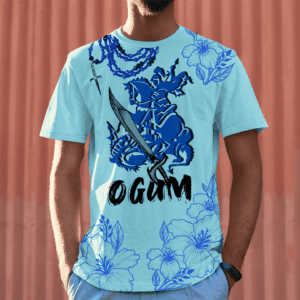 Camiseta São Jorge e guia