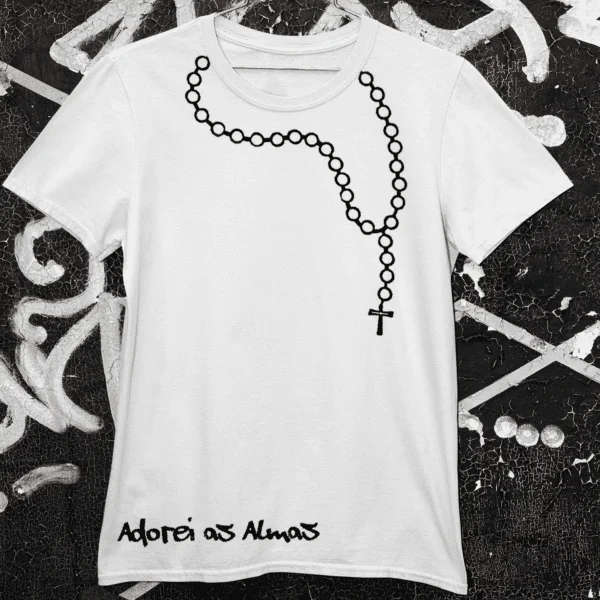 Camiseta terço de Preto Velho
