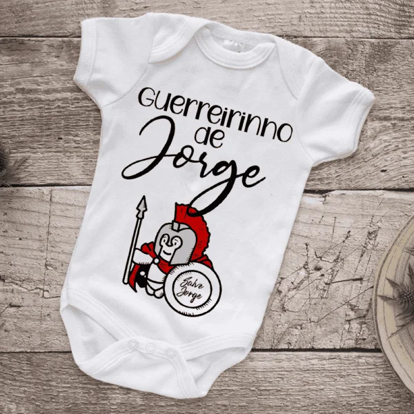 Body infantil São Jorge guerreirinho