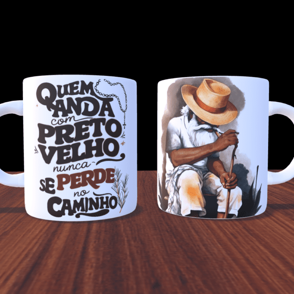 Caneca amigo de Preto Velho