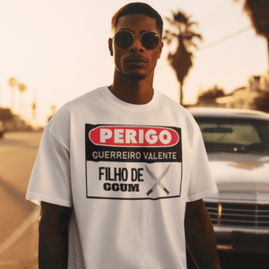 Camiseta perigo, filho de Ogum