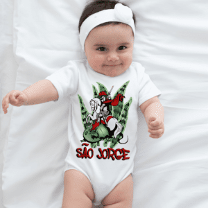 Body infantil São Jorge Guerreiro