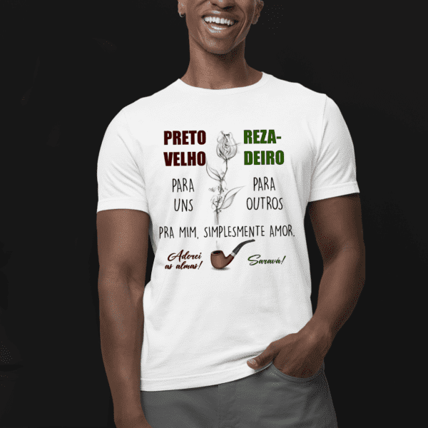 Camiseta Preto Velho benzedeiro