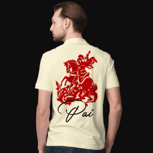 Camisa polo bege São Jorge