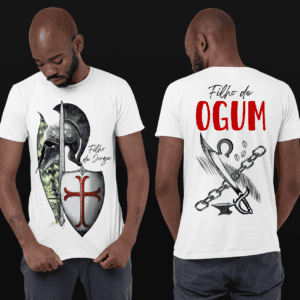 Camiseta Filho de São Jorge e Ogum