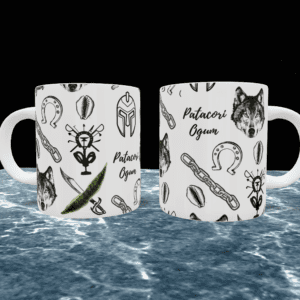 Caneca ferramentas de Ogum