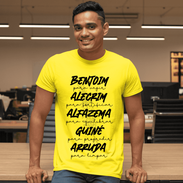 Camiseta de Axé ervas poderosas