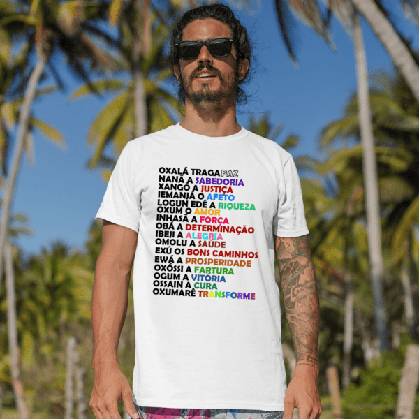 Camiseta todos os Orixás