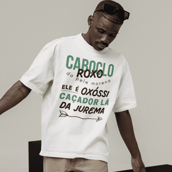 Camiseta Caboclo roxo