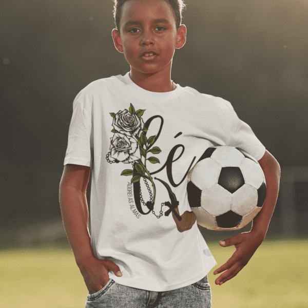 Camiseta infantil Fé De Preto Velho