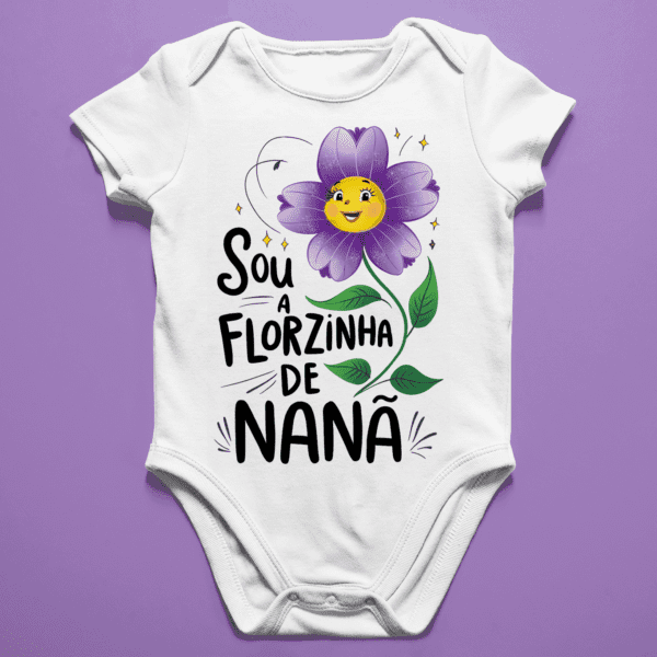 Body Infantil Florzinha de Nanã