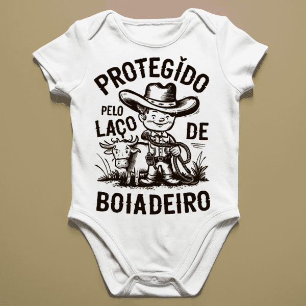 Body Infantil Protegido de boiadeiro