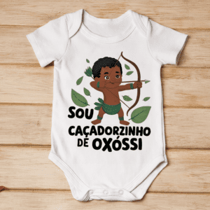 Body infantil Caçadorzinho de Oxóssi