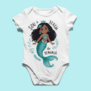 Body infantil Sereia de Yemanjá