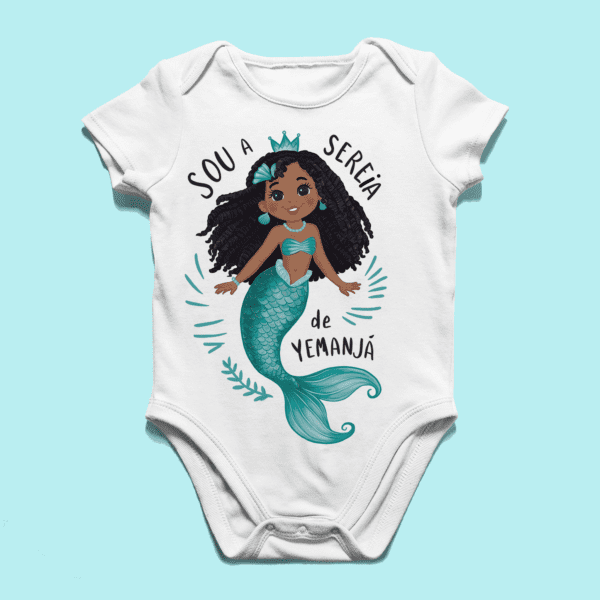 Body infantil Sereia de Yemanjá