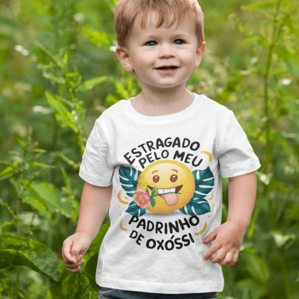 Camiseta infantil padrinho de Oxóssi