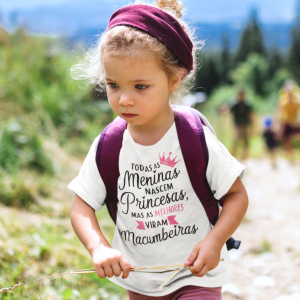 Camiseta infantil Princesa do Axé