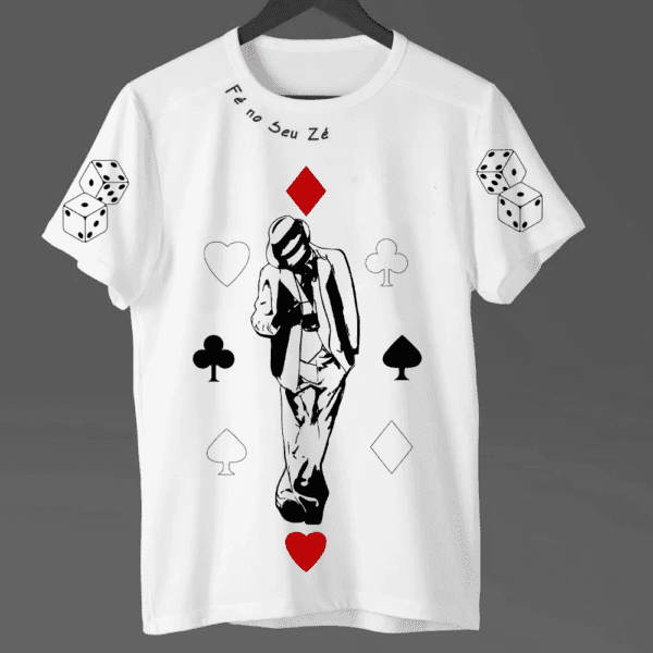 Camiseta Zé Pilintra naipes