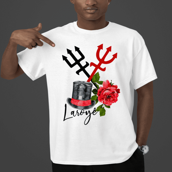 Camiseta Laroyê Exú e Pombagira