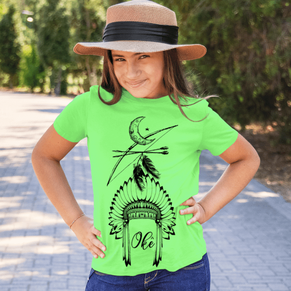 Camiseta infantil de Caboclo Elementos