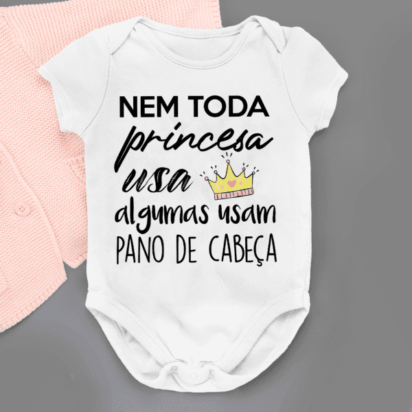 Body Infantil Princesinha do Axé