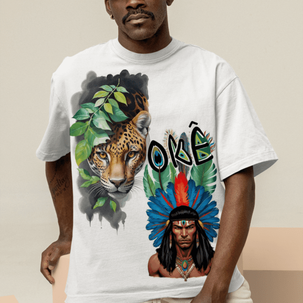 Camiseta Caboclo e onça