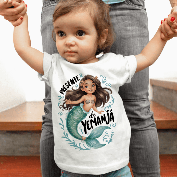 Camiseta Infantil Presente De Yemanjá