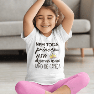 Camiseta infantil Princesa Do Axé
