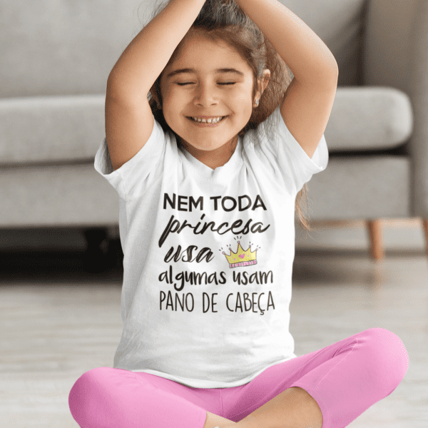 Camiseta infantil Princesa Do Axé