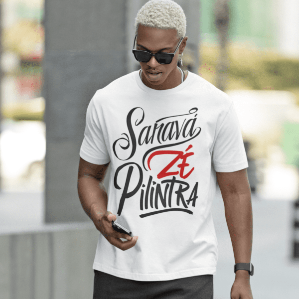 Camiseta Saravá Zé Pilintra branca