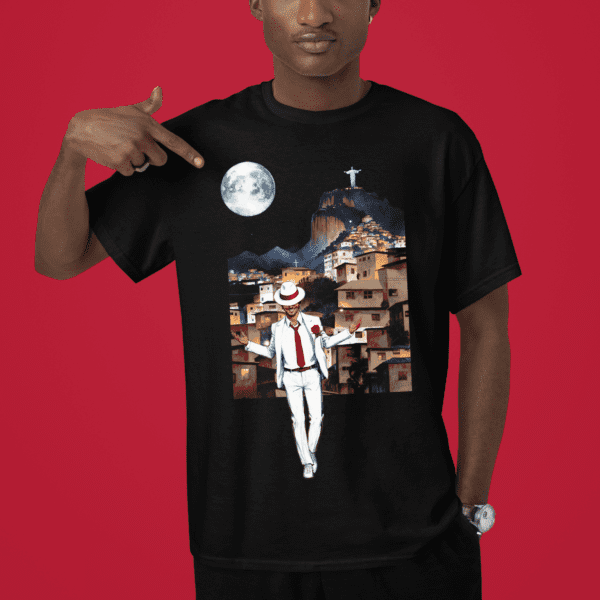 Camiseta Zé Pilintra descendo o morro