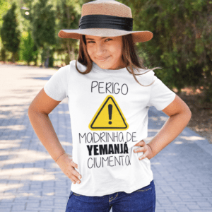 Camiseta Infantil Madrinha De Yemanjá