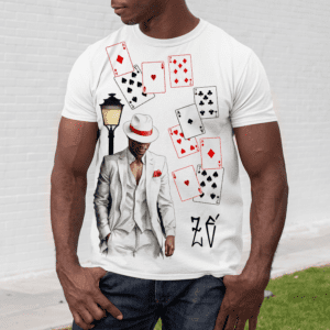 46 - Camiseta Zé Pilintra com carteado