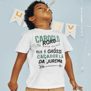 Camiseta infantil Caboclo Roxo