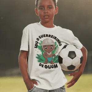 Camiseta Infantil Guerreiro de Ogum