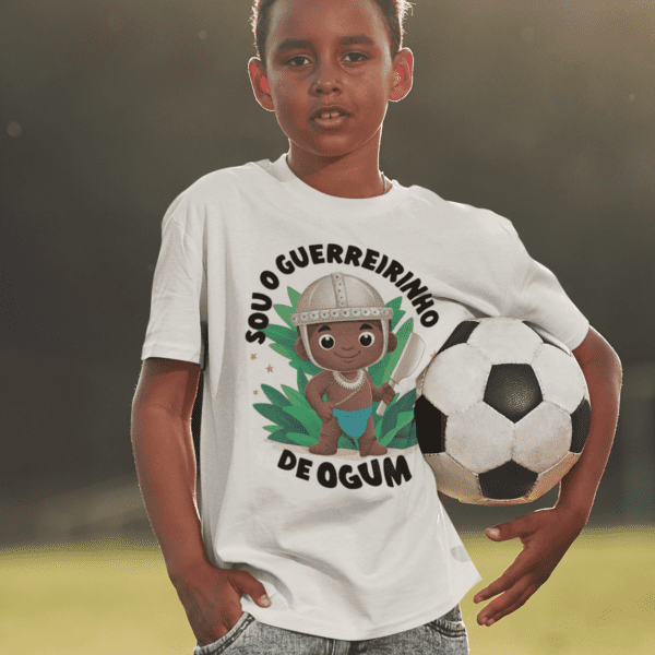 Camiseta Infantil Guerreiro de Ogum