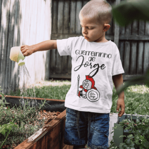 Camiseta infantil Guerreirinho de São Jorge