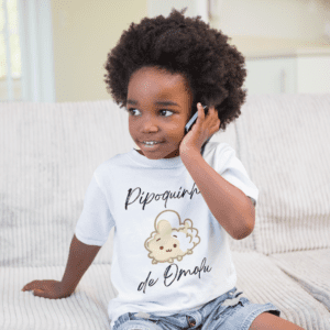 Camiseta infantil Pipoquinha de Omolu