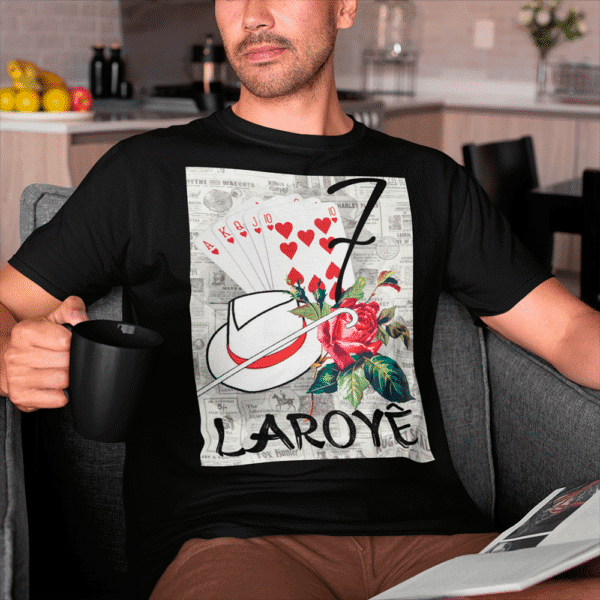 Camiseta Laroyê e Malandragem preto