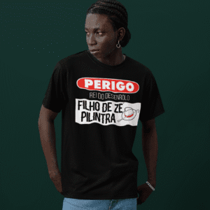 Camiseta Perigo Filho de Zé Pelintra preto