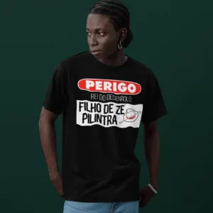 Camiseta Perigo Filho de Zé Pelintra preto