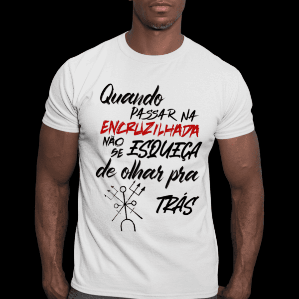 Camiseta Tranca Rua frase