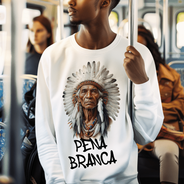 Camiseta de manga longa Caboclo Pena Branca