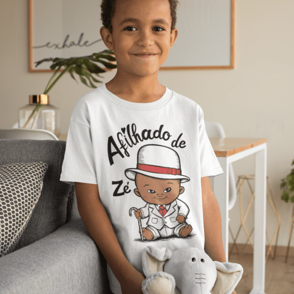 Camiseta infantil Afilhado de Zé Pilintra