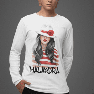 Camiseta de manga longa Maria Navalha Malandra
