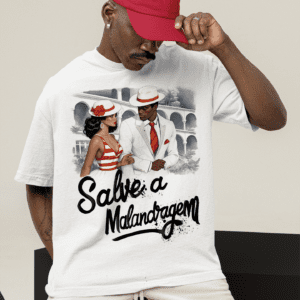 Camiseta Zé Pilintra e Maria Navalha juntos